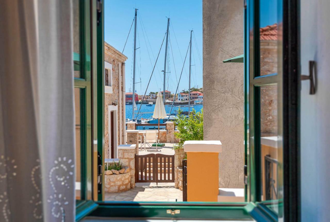 Matinas House Apartment Chalki Town Bagian luar foto